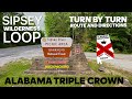 ALABAMA TRIPLE CROWN SIPSEY WILDERNESS LOOP ROUTE #alabamatriplecrown