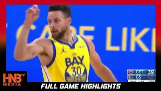 Golden State Warriors vs Detroit Pistons 1.30.21 | Full Game Highlights