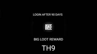 BIGGEST LOOT REWARD EVER AT TH9 LOGIN AFTER 90 DAYS#TH9#coc#max#base#th9base#loot#reqwrd