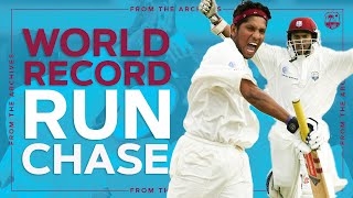 WORLD RECORD Run Chase Highlights! | Sarwan & Chanderpaul Star as Windies Chase 418 v Australia 2003