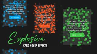 Explosive Pixel Card Effect You’ll Want to Code Now (CSS + JS)
