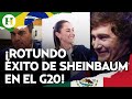 ¿Tensiones en el G20? Claudia Sheinbaum no se reunió con Pedro Sánchez ni con Milei, detalla experta