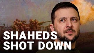 Zelensky: Ukraine blasts Russian Shaheds