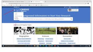 Credo Reference-Searching by Titles