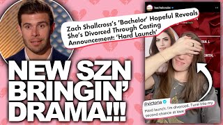 Bachelor Zach's Victoria Shares MASSIVE TEA Before Season Begins! Her Divorce Hard Launch!