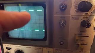 Hitachi V- 302 F Oscilloscope Vertical Gain Adjustment