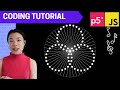p5.js Coding Tutorial | Optical Illusion with Sound 🎵
