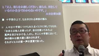 2024年3月3日「十字架の主イエスの言葉」ルカの福音書23章33〜35節