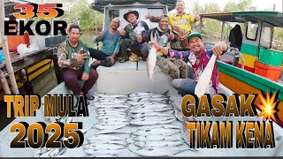 GASAK 💥 Mancing Tenggiri Tuas Matsha Rano Payar Trip Pertama 2025 Meletop Tikam Kena s367