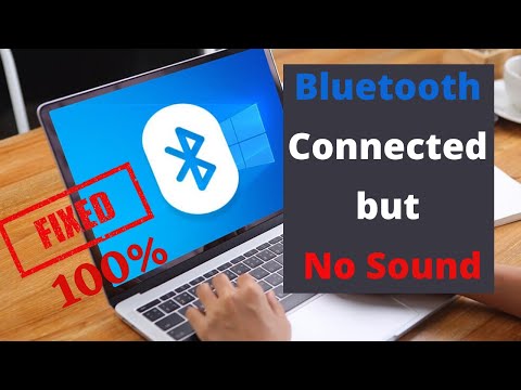 Bluetooth connected but no sound Windows 11