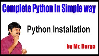 Learn Python||Python Installation & Various Ways to Run Python Program
