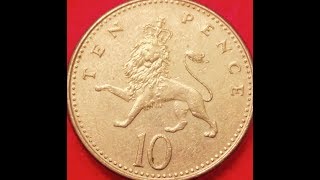 1992 10 Pence Coin Of United Kingdom