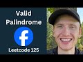Valid Palindrome - Leetcode 125 - 2 Pointers (Python)