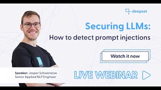 How to detect prompt injections - Jasper Schwenzow, deepset.ai