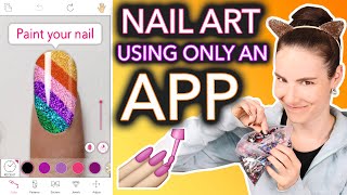 Recreating My Old Nail Art Using Only an App