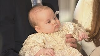 Prince George's Christening: Royal Family gather for service