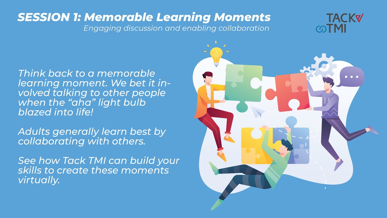 Session 1 Memorable Learning Moments Youtube