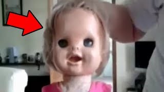 5 Creepy Dolls MOVING : Top 5 HAUNTED Dolls Caught On Tape !