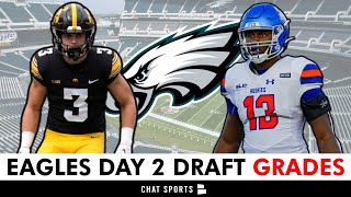 Philadelphia Eagles Draft Jalyx Hunt + Eagles Day 2 NFL Draft Grades Ft. Cooper DeJean