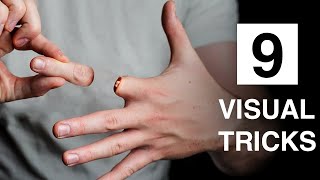 9 VISUAL Hand Tricks Anyone Can Do | Revealed