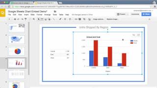 Google Slides: Embed a "Single Click Refreshable" Google Sheets Bar Chart