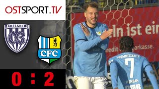 5. Sieg in Serie! CFC schlägt harmlose 03er: Babelsberg - Chemnitzer FC 0:2 | Regionalliga Nordost