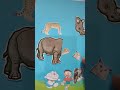 mari kita pasang kepala hewan, #animals #puzzle