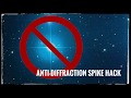 Anti-diffraction spike hack