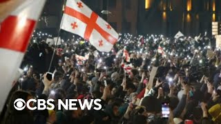 Georgian government withdraws controversial "foreign agents' bill after massive protests