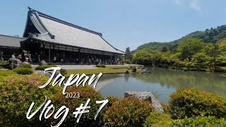 Japan Vlog  #7:  Hakone-Yumoto, Kyoto, Arashiyama,  Tenryuji Temple, Monkey Park, Aeon Mall