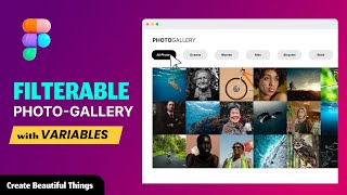 Filterable Image Gallery with variables in Figma (2023)