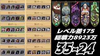 【AFKアリーナ】35-24 攻略解説！【配置 装備 神器紹介】