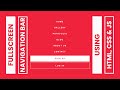 Fullscreen Overlay Responsive Navigation Bar | HTML, CSS & JavaScript