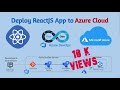 Deploying React apps to Azure Web App with Azure DevOps