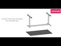 series 2 manual desk sit stand desk assembly video