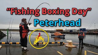 Fishing Peterhead: Boxing Day: Harbour: Beach