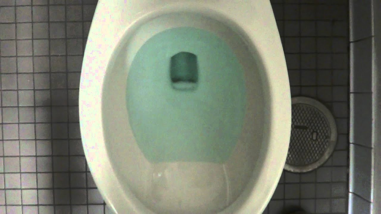 American Standard Toilets And Urinal At An Office - YouTube