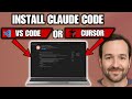 How to Install Claude Code in VSCode or Cursor (SETUP GUIDE)