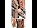 Name Tattoos By Artist Sandy || 90 Degree Tattoo Studio Ludhiana