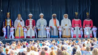 Gigantes de Pamplona 2021. Iruñeko erraldoiak.