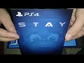 nostalgamer unboxing stay on sony playstation four ps4 red art games