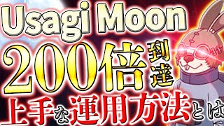 【USAGI MOON】驚異の200倍を達成！大注目の草コイン「Usagi Moon」効率的な運用方法を解説【草コイン】【仮想通貨】