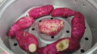 When steaming sweet potatoes, never steam them directly in the pot. Let me teach you the techniques.