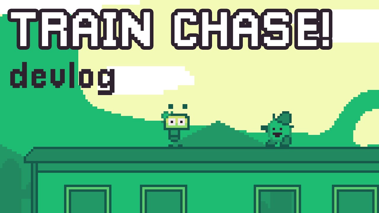 I Added A Train Chase Level To My Platformer Game Youtube
