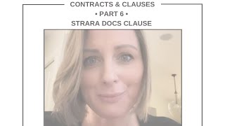 CONTRACTS & CLAUSES • PART 6 • STRATA DOCUMENTS CLAUSE