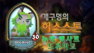 [개구멍] 하스스톤 (Hearthstone)ㅣ녹색 렉사르 [토큰 드루이드] 운영 / 플레이