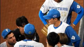 試合前の円陣2024.6.12声出しは郡司裕也