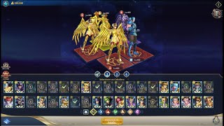 Saint Seiya Legend of Justice EQUIPOS Modo Historia NIVEL 41 Avance Cuenta Reliquias Sella Demonios