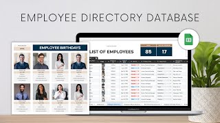 Employee Directory Google Sheets Template | Complete Walkthrough