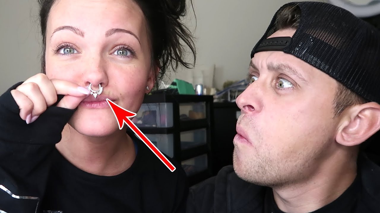 She Pierced Her Nose Youtube